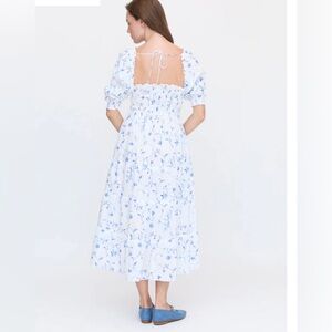 Hillhouse Home - The Nesli Nap Dress - Blue Botanical- XS